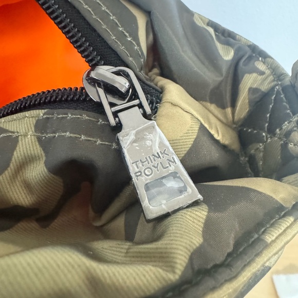 Think Royln Large Wingman Tote Bag in Olive Camo - Picture 5 of 6